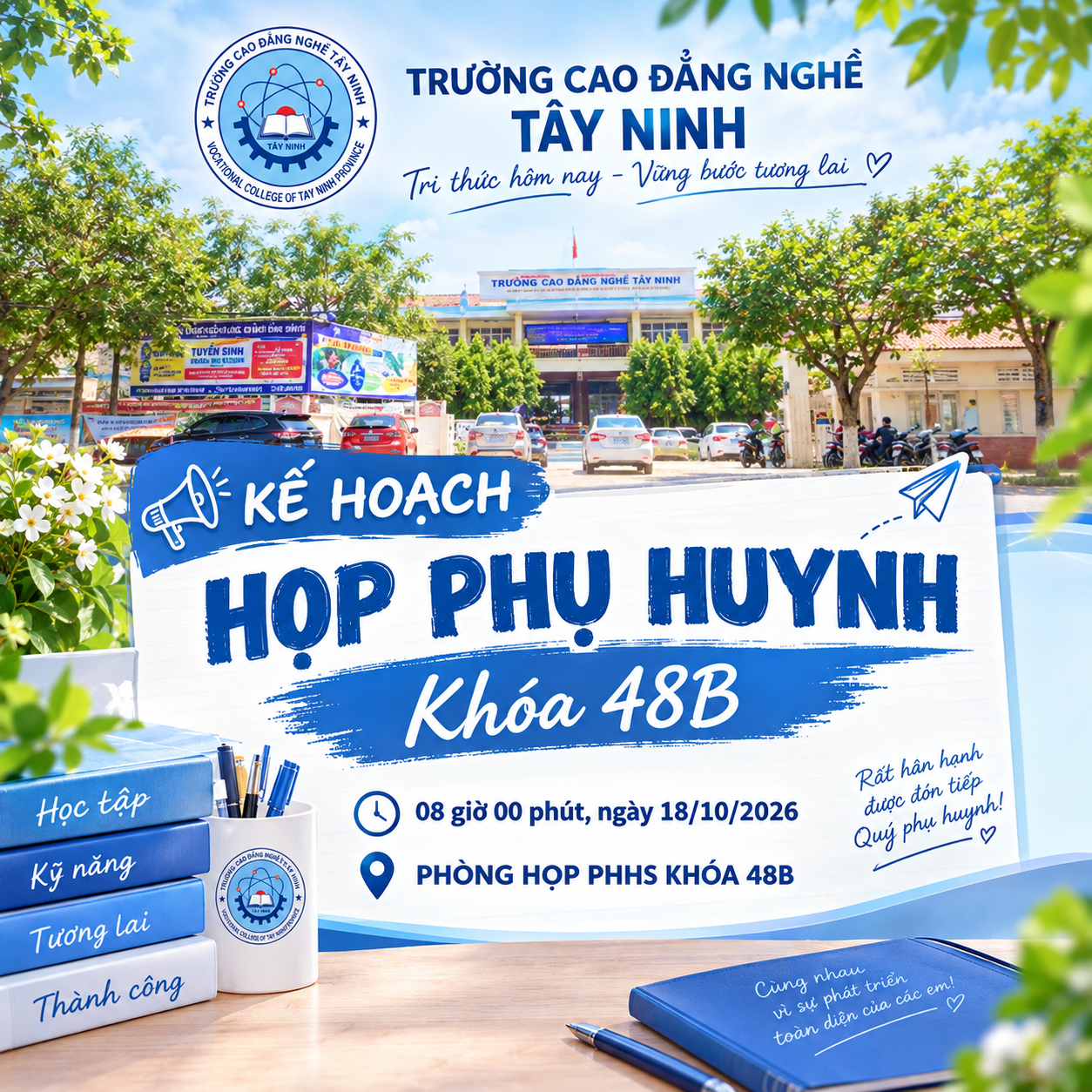 Kế hoạch họp phụ huynh học sinh Khóa 48B